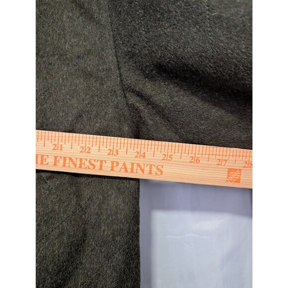 Atlantic Rancher Green Yellow Reversible Jacket Hood Corduroy Collar Mens Size L - Picture 9 of 13